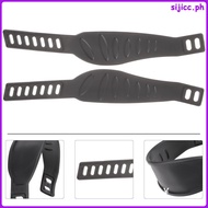 1 Pair of Exercise Bike Pedal Straps Gym Cycle Pedal Straps Adjustable Footrest Straps sijicc