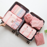 7 In 1 Travel Organizer Bag Set Luggage Organizer Bag Packing Cubes For Travel Portable Travel Stora