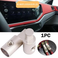 SIMPLESHOPLS Car Audio Connector, 1/0 Gauge To 0 Gauge Silver Car Speaker Wire Terminal, Pure Copper