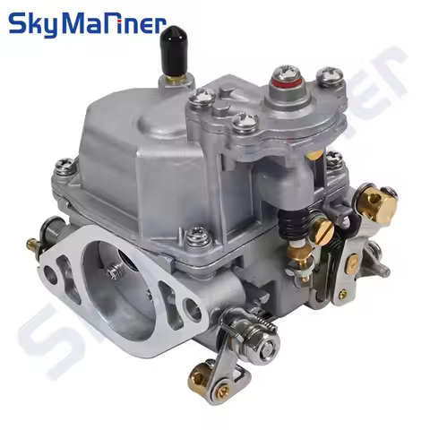 66M-14301-10-00 For Yamaha 15HP F15 4 Stroke Outboard Carburetor w/ Gasket 66M-14301-11-00 66M-14301