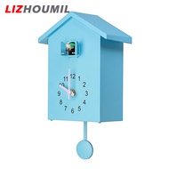 LIZHOUMIL Cuckoo Clock Striking Small Cute Bird Pendulum Clock Wall Art Clock For Home Living Room K