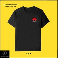 Round Neck T shirt Microfiber Quick Dry  Jersey Logo Embroidery Sulam Huawei Smartphone Android Lapt