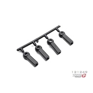 SNRC M-121249 COMPOSITE BALL JOINT 4.9MM - CLOSED WITH HOLE / BALL CAP 4PCS 1/10 RC CAR FOR R3G R3C 