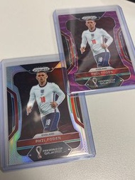 2022 Panini Prizm World Cup Phil Foden /99 and refractor
