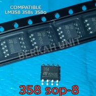5PCS IC LM358A 358s SMD LM358 SOP8