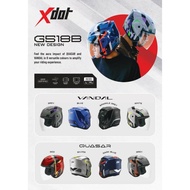 2026} Grayfosh X-Dot G518B Helmet QUASAR VANDAL G518B Helmet Motorcycle XDOT OpenFace SIRIM LTD Helm