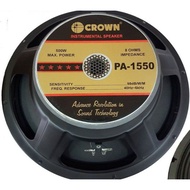 PA-1550 CROWN PROFESSIONAL INSTRUMENTAL SPEAKER 15 INCHES 500WATTS 8 OHMS