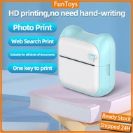 【Local Seller】A8 mini Thermal Printer Portable Handheld Picture Sticker Printer Photo Printer Mobile Bluetooth Printer