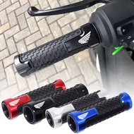 2PCS Motorcycle Handlebar Grips CNC PVC Handle Bar Rubber Gel Grips For Honda CBR 125R 954 600 F4i 6