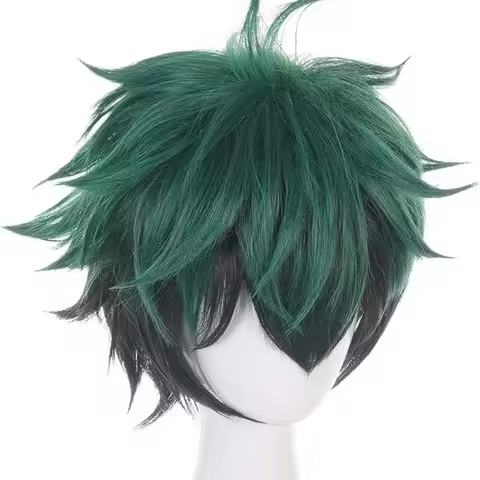 Anime My Hero Academia Izuku Midoriya Cosplay Wig Boku No Hero Academia Academy Cosplay Hair Izuku M