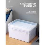 A4Paper Storage Box Office Printing Materials Test Paper Storage Box a4Document Archive Transparent 