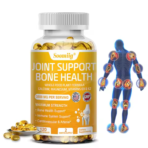 Calcium, Magnesium, Vitamin D3 & K2 - Supports Joint Pain Relief, Anti-Inflammatory, Joint, Immune H