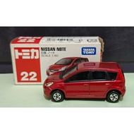 Diecast Tomica 22 NISSAN NOTE
