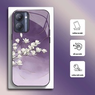 Case for REALME C30, REALME C33 Tempered glass, high quality MARBLE PATTERN