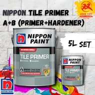 Nippon Tile Primer (5L set A+B) Finish + Primer (Song Fatt) EA 4/Epoxy/Cat Tile/Toilet/Undercoat