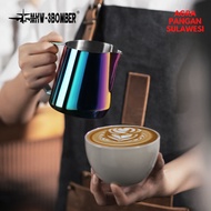 MILK JUG GT MHW-3BOMBER 600ml Latte Art Stainless Steel Steam Steaming Pitcher Professional Barista 