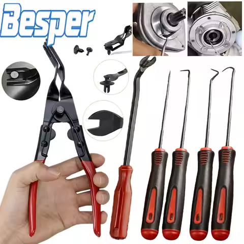 6/4/2Pcs Auto Repair Tool Kit Hose Clamp Pliers and Precision Hook Picks for O Ring, Gasket & Fuel L