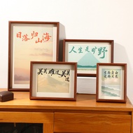 Hollow 3D Mortise Tenon Frame Empty Solid Wood 6"8"A4A3 Premium Texture Art Photo Frame