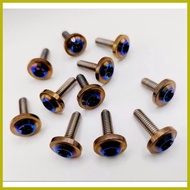 ∣ ♂ ✱ Gr5 titanium bolts bodybolt footboard plate bolt heat guard Itsalaya/burn design per pc