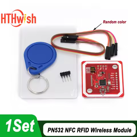 1Set PN532 NFC RFID Wireless Module V3 User Kits Read/Write Mode IC S50 Card PCB Attenna I2C IIC SPI