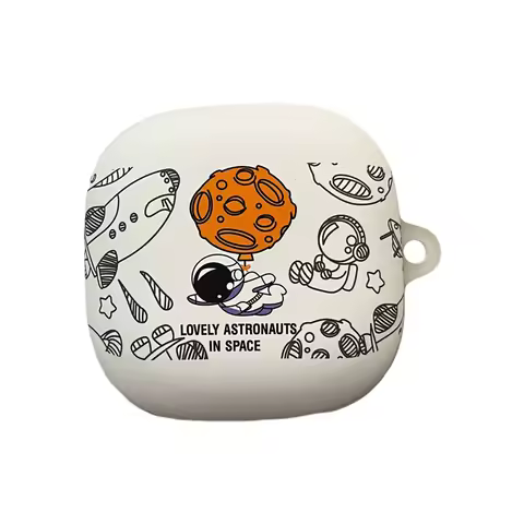for Anker Soundcore Liberty 5 Clear Soft Case Cute Astronaut Suitable for Soundcore Liberty 5 ANC Pr