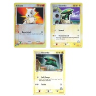 English Pokemon Card Cubone 40/95 / Electrike 52/95 / 53/95 Common Reverse Holo Ex Team Magma vs. Te