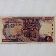 Uang Kertas Lama 10Rb 1979 Seri Gamelan