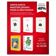 DIVA Press Paket 5 Buku Karya-karya Maestro Jepang: Osamu Dazai & Akutagawa