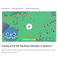 [Video Course] Create a Full 3D Top Down Shooter in Godot 4 | Learn Godot Game Design