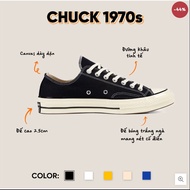 Giày Converse_Cổ Cao Nam Nữ Giày CV 1970s Cổ Cao Trắng Đen Nam Nữ Hàng Đẹp Full Box Bill AM Sneaker