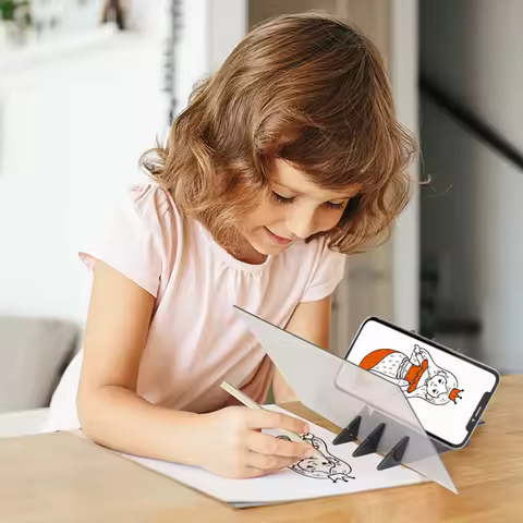 Optical Clear Drawing Board, Portable Optical Tracing Board Image Draw Board Tracing Drawing Project