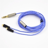 2015 Earphone Upgrade Silver Plated Cable For Shure SE425 SE215 SE315 UE900 W40 HD598 Earphones Head