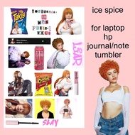 ICE SPICE Waterproof stickers for laptops hp tumblr notebook journal