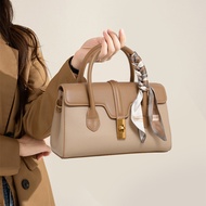 Aidrani Yuanbao ตะกร้าผักสะพายไหล่คาดลำตัวสะพายข้างของแท้กระเป๋าเอกสารกระเป๋าถือสตรีแฟชั่น2025