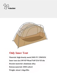 Vidalido Floating Cot Tent 1 Person เต็นท์สำหรับเตียงCOT เบา+กางง่าย กันแดดกันฝนได้ดี ส่งไวจากกทม.
