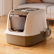 (The Bool's) TH-M22A Cat Litter Box Closed 2 Sides Door M22A Pet Litter Box/ Closed Cat Litter Box F