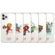 Marvel Official Clear Soft Phone Case for Apple iPhone 5 / 5S / 6 / 6S / 6 Plus / 6S Plus / 7 / 8 / 7 Plus / 8 Plus / SE / SE2 / SE3