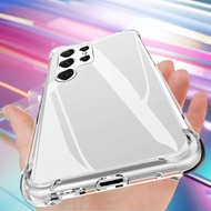 Samsung S22 S23 Ultra S21 S20Fe S10 Plus A52 A52S A51 A53 A72 A71 A32 A12 Clear Phone Case For Samsu