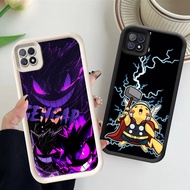 Case for Black Silicone OPPO A55 A5 A54 A53 A53S A54S A52 A57 2020 FA-33 Pokemon GAME