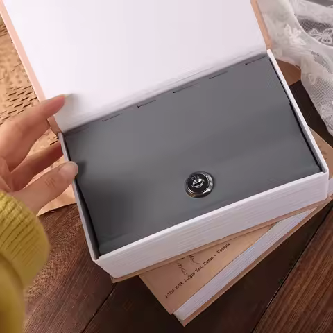Book Shape Password Security Safe Box Analog Dictionary Rectangle Book Safe Box Anti theft Hidden Di