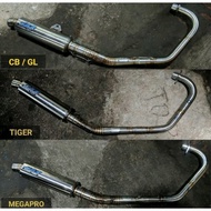 ORIGINAL DOS ALA EXHAUST CB GL MP TIGER VERZA VIXION BYSON SCORPIO