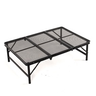 Outdoor Tri-Fold Net Camping Camping Table Barbecue Shipping Portable Shelf Table Dining Table Picni