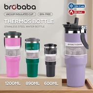 HomeShopMall 1200ml/890ml/600ml Thermos Bottle Vacuum Insulated Tumbler Hot And Cold Stainless Steel