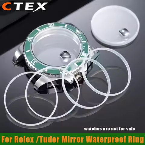 For Rolex Datejust Submariner Daytona Tudor Waterproof Ring Glass Mirror Sealing Ring Dustproof I Ri