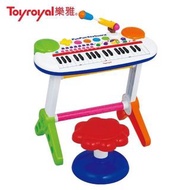 【Toyroyal 樂雅】二手兒童幼童電子琴玩具鋼琴/啟蒙玩具/感覺統合玩具/音樂/多功能