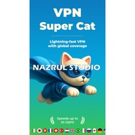 VPN Super Cat - Unlimited VPN 1.3.2 Full Version Crack APK