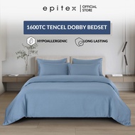 Epitex 100% Tencel Dobby 1600TC Bedsheet With Quilt Cover | Bed Sheet Set | Bedding | Bedsheet Set
