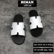 BEMAN BM2 men's sandals, full grain leather, rubber sole, luxurious design