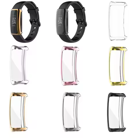 Watch Cover Case Fitbit Inspire 3 Screen Protector Anti Scratch TPU Inspire 3 Watch Cover Protective
