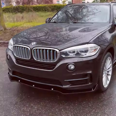 For BMW X5 F15 30d 35i 40i 40d 50i X-line No M Pack 2013-2018 Front Bumper Lip Spoiler Splitters Dif